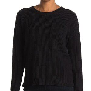 Madewell BNWOT sweater Thompson chest pocket black